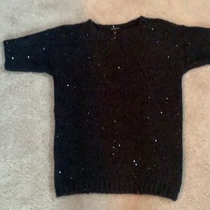 Ann Taylor sparkling black sweater - worn once!